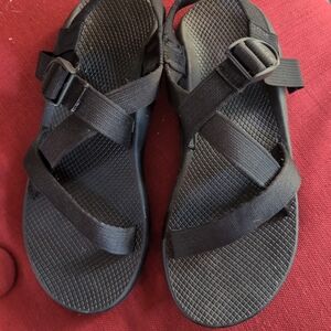Chaco Z/1 Vibram Unaweep Sandals Shoes Mens Size 11 Black Sole Hiking Outdoor